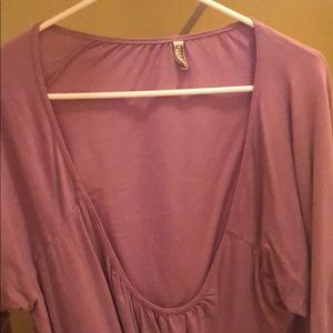 Old Navy, crew, 3/4 tee, light purple